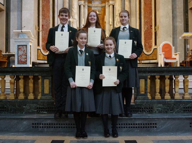 Schola Singers celebrated by the Royal School of Church Music