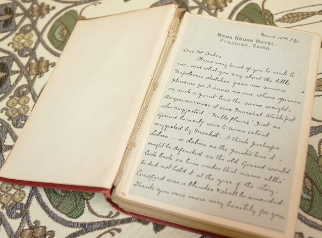 Hand Written Arthur Conan Doyle Letter Found in College Archives 