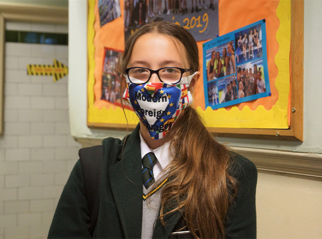 Design a languages themed mask competition