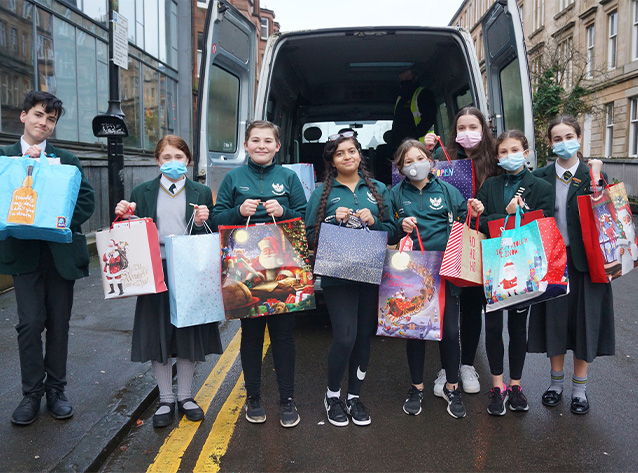 Our S2 Charities Committee Spread Christmas Joy!